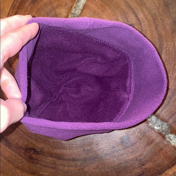 Academy Purple fleece beanie One Size Fits All - Picture 2 of 5
